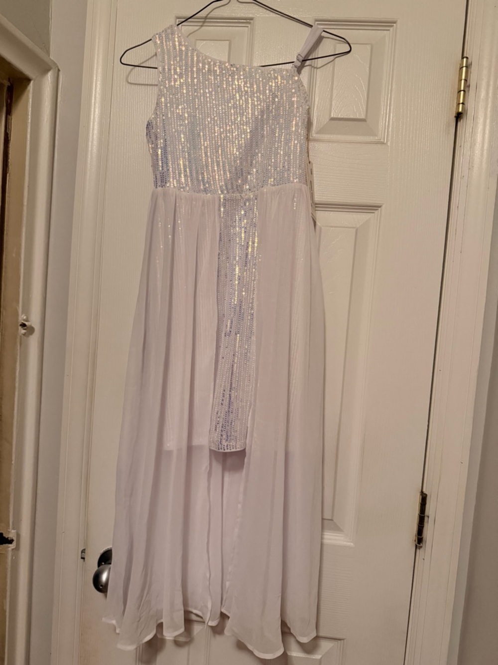 Grace Karin Lilac Sequin Chiffon Party Dress